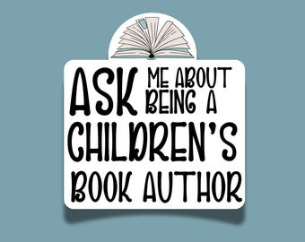 Author Gift, Book Author, Childrens Book, Children’s Book, Children’s Book Author Gift, Writer, Book Gift, Book Marketing, Author Magnet
