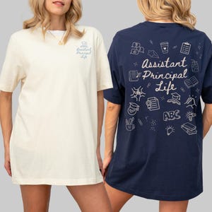 Assistant Principal Shirt, Gift for Assistant Principal Appreciation Gift, Cute Shirt for Elementary Assistant Principal Back to School Gift