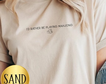 Mahjong Gift for Her, Funny Mahjong Tshirt for Her, Funny Gift for Mahjong Club, Sarcastic Gift for Mahjong Player, Friend Gift for Teacher