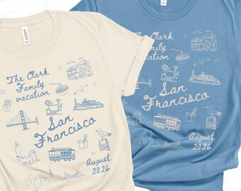 Matching Custom Family Scotland Vacation Shirt, Personalized Group Gift for Girls Scottish Vacation, Edinburgh Family Reunion Trip