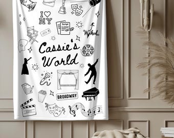Custom Gift for Theater Kid, Drama Lover Custom Gift for Musical Theater, Gift for Broadway Lover Personalized Gift for Her, Girlfriend Gift