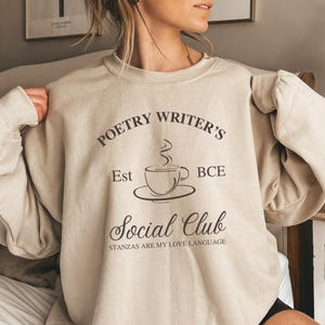 Writer Shirt Gift for Poetry Writer, Group Shirts, Gift for Girlfriend Boyfriend, Gift for Him, Gift for Her, Literary Poet Author Book Gift