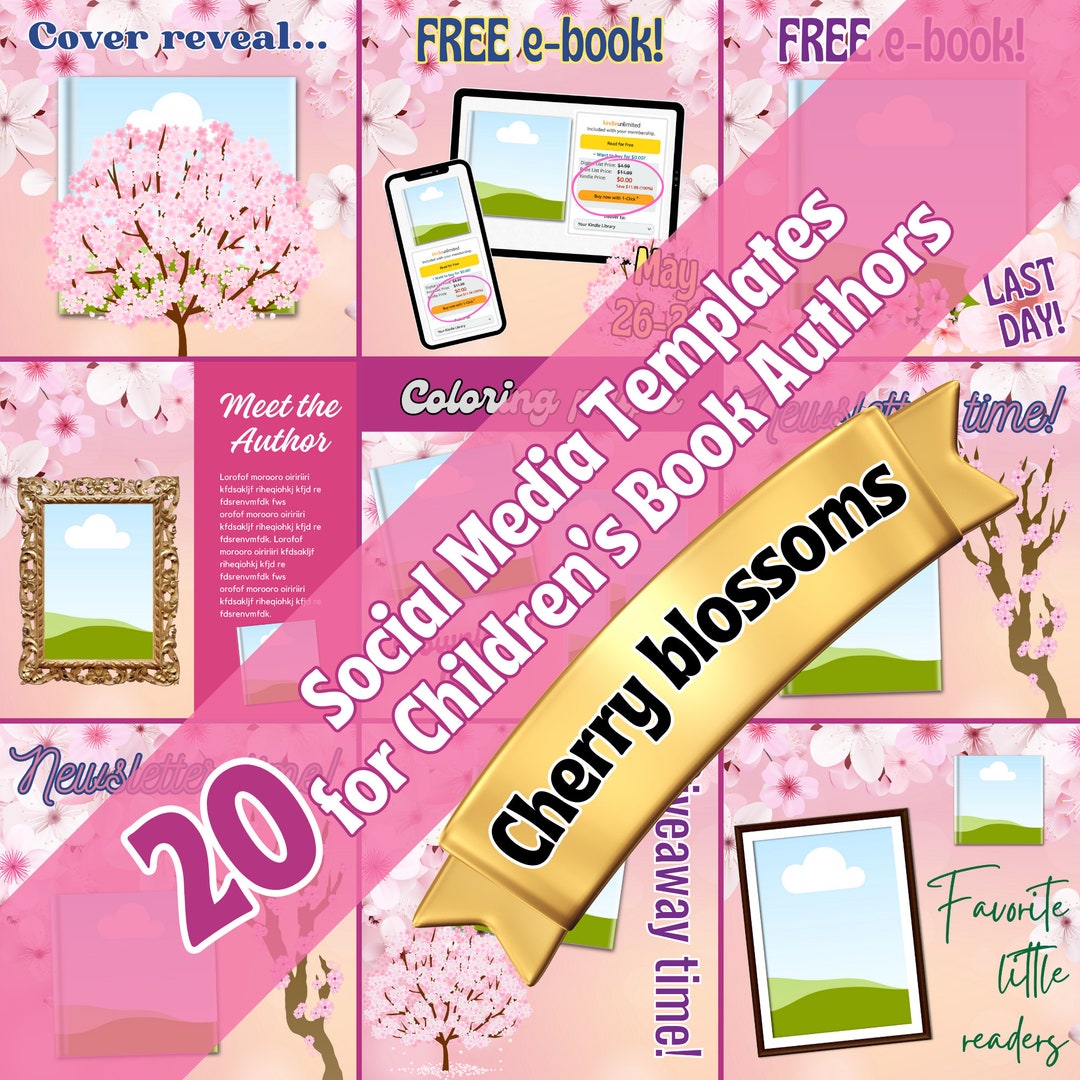 Social Media Posts for Authors - Pre-made Canva Templates - INSTANT ...
