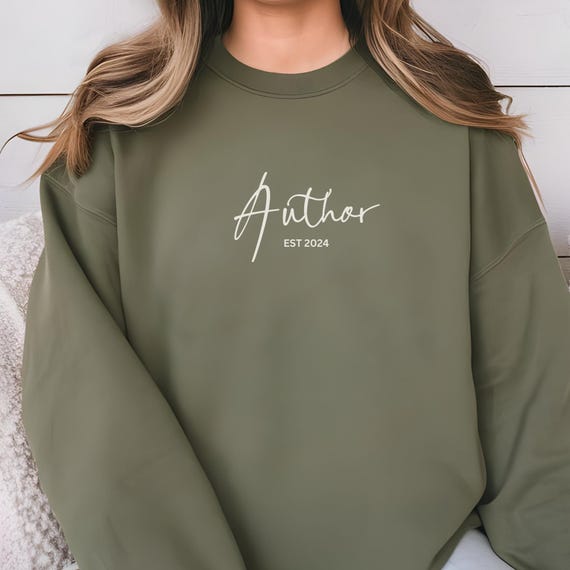 Writer Gift Crewneck, Writing book lover gift, book gifts for reader, typewriter font, bookish author sweatshirt, bookish fashion, bookworm