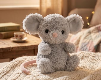 Jellycat Yummy Mouse Plush-Unique Birthday ,Gift for Her,Cute Gift for Kids, Anniversary Present