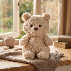 Jellycat Bartholomew Bear Junior Plush-Unique Birthday ,Gift for Her,Cute Gift for Kids, Anniversary Present image 2