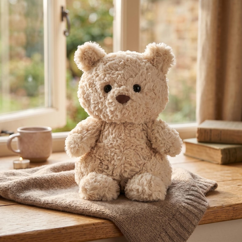 Jellycat Bartholomew Bear Junior Plush-Unique Birthday ,Gift for Her,Cute Gift for Kids, Anniversary Present image 2