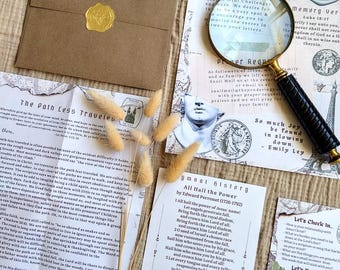Monthly Letter Subscription for Christian Women with Journal Prompts | Devotional | Vintage Snail Mail Club