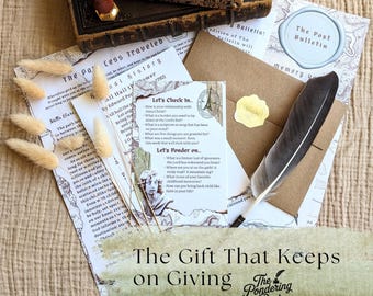 Christian Women Letter Subscription | Journal Prompts | Bible Study Guide | Vintage Theme | Snail Mail Club