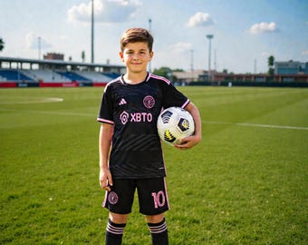 Barnfotbollströja, andningsbar fotbollströja och shorts