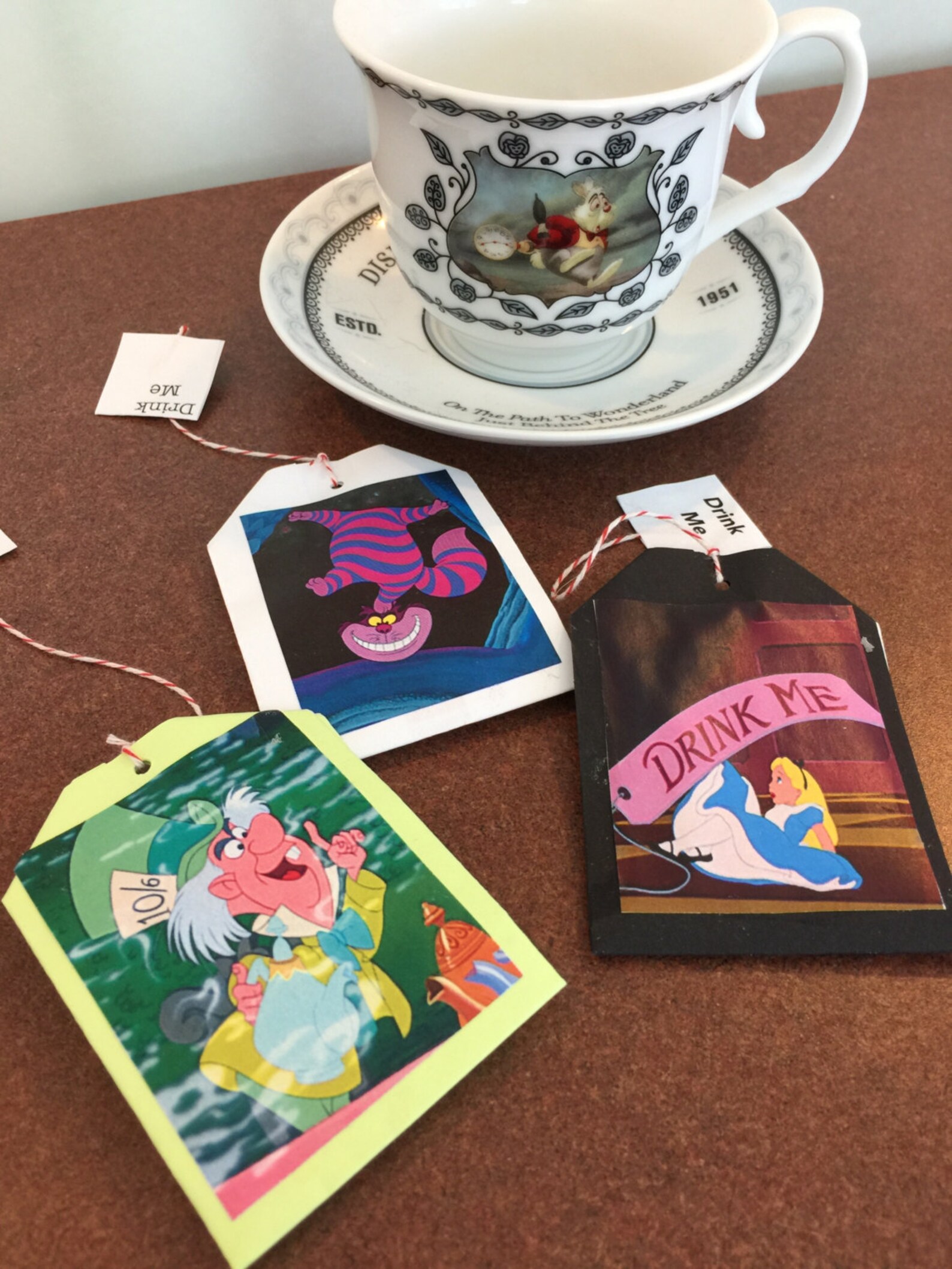 Twelve Alice in Wonderland Tea Bag Party Favors - Etsy