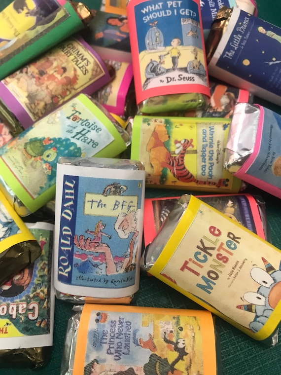 24 Children's Storybook Hershey Miniature wrapped Candy Bars