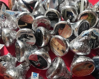 Hershey kisses book novel stickers - STICKERS ONLY - 200