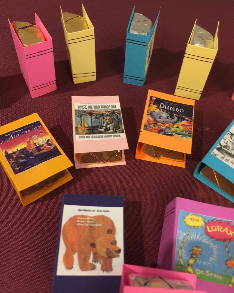 Twelve Children's Book Story Book Candy Party Favors With Hershey ...