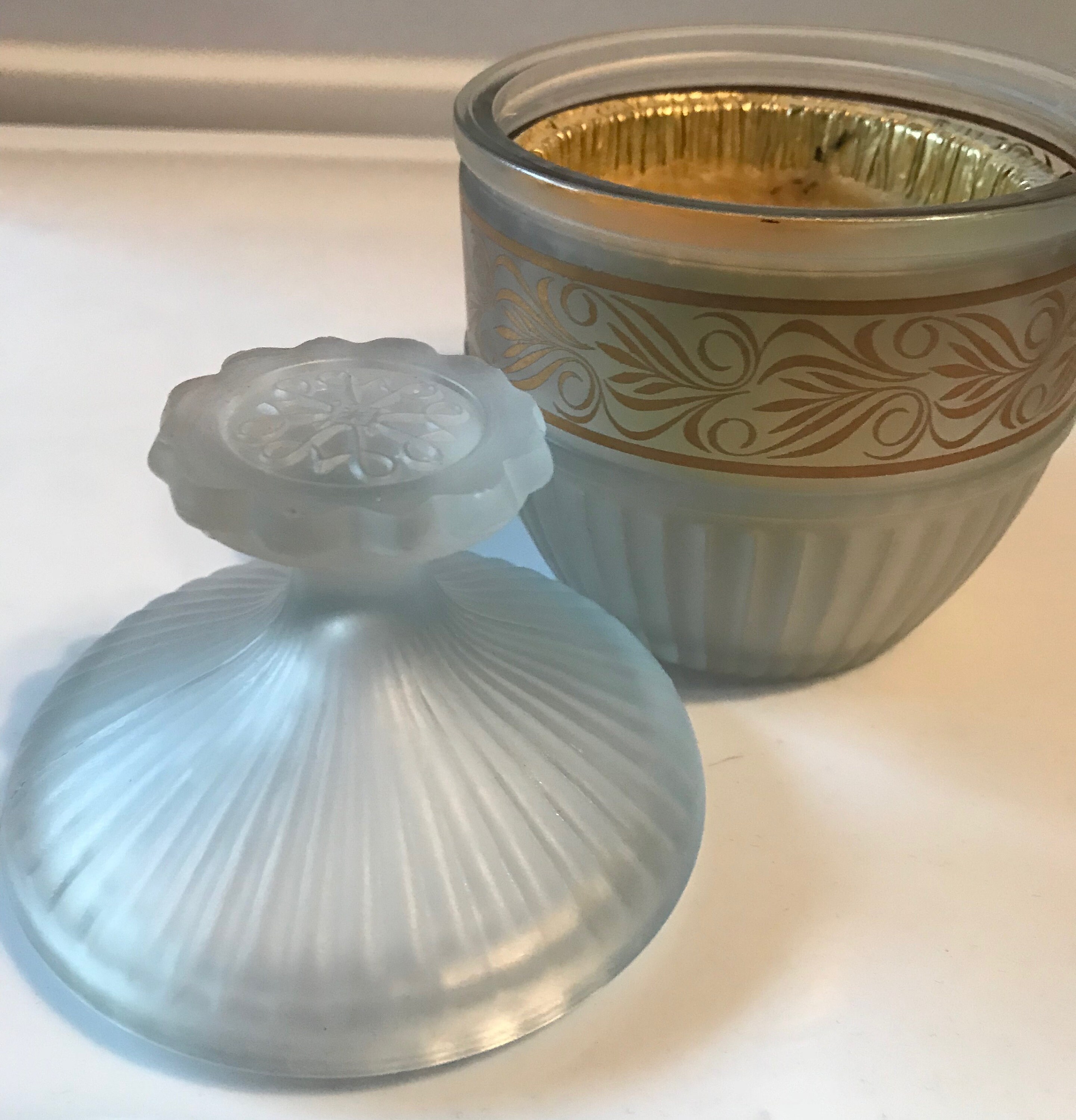 Rare vintage Avon refillable candle jar with four NEW refills Etsy