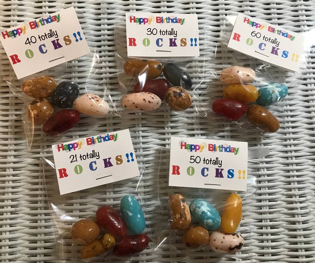 Twelve Birthday Favors - Happy Birthday - (age of Choice) Totally Rocks ...