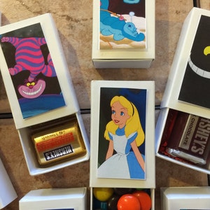 Twelve Alice in Wonderland Slide Box Party Favors for Baby - Etsy