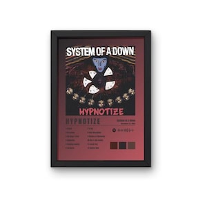 System of a Down Hypnotize Album Cover Art Print | Alternative Metal Decor