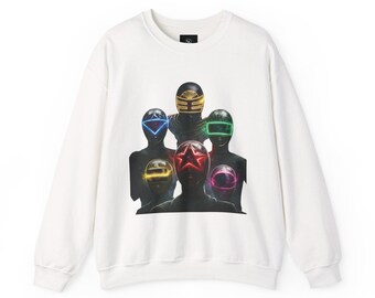 Neon Helmet Squad sweatshirt | Still Stronger Than Before back print