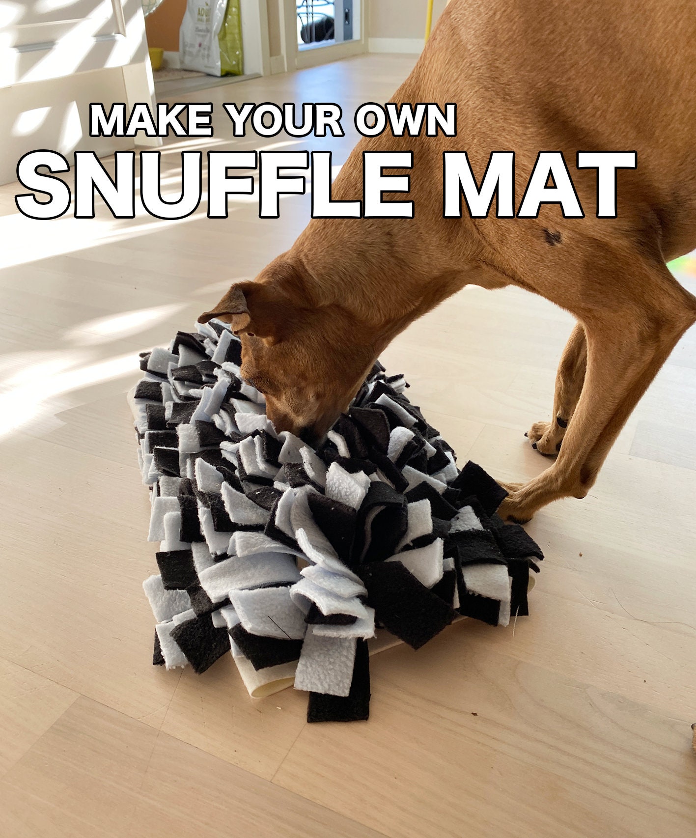 Snuffle Dog Toy Slinky Dog, Digital Download PDF Pattern, DIY