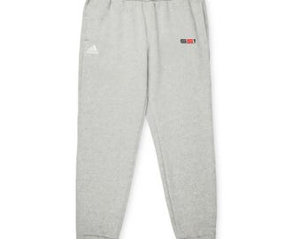 Pantalones deportivos de polar con logotipo pequeño / Pantalones deportivos grises