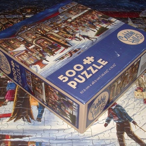 Complete Cobble Hill 500 Pc. Jigsaw Puzzle Tis the Season Christmas image 2