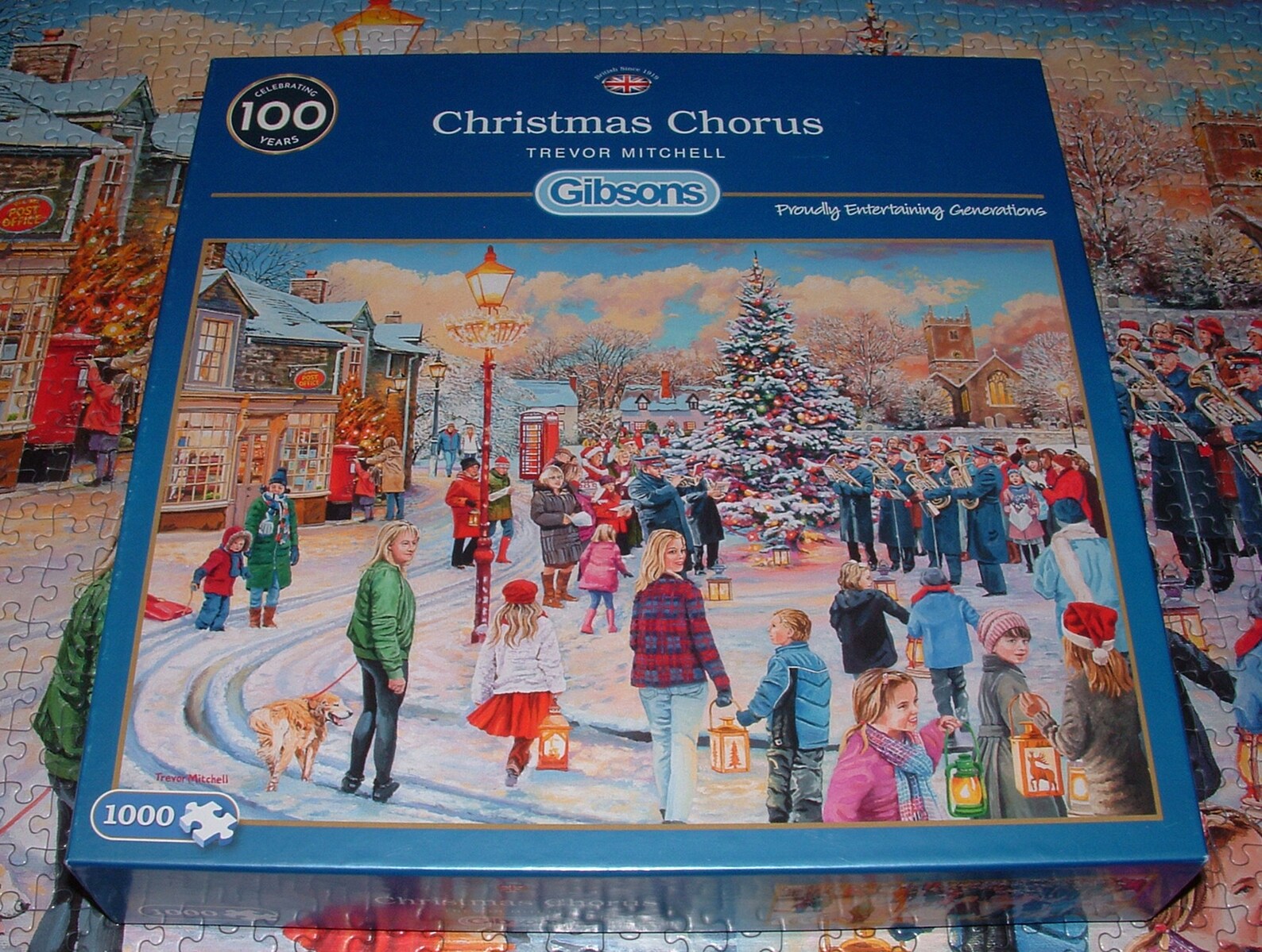 COMPLETE Gibsons 1000 Pc. Jigsaw Puzzle christmas Etsy