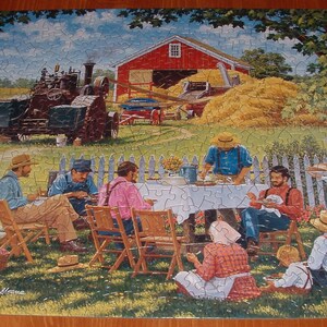 Bits and Pieces 4 in 1 500 Pc. Puzzle Set John Sloane Autumn Scenes afbeelding 4