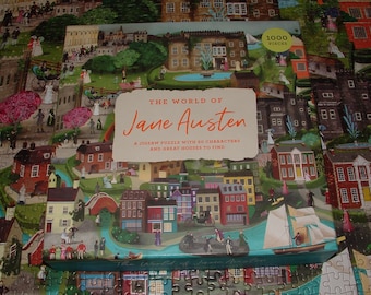 COMPLETE - Laurence King 1000 Pc. Jigsaw Puzzle - "Jane Austin"