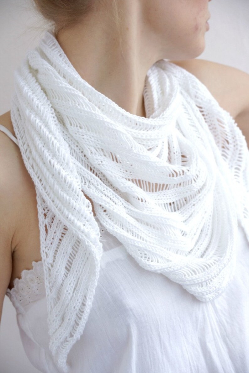 womens white shawl sweater