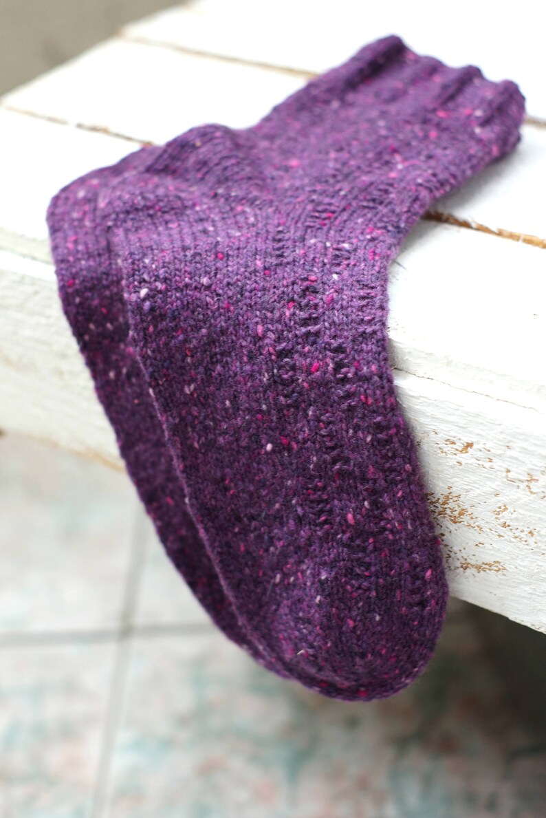 Hand knit organic wool socks Handmade merino socks women Etsy