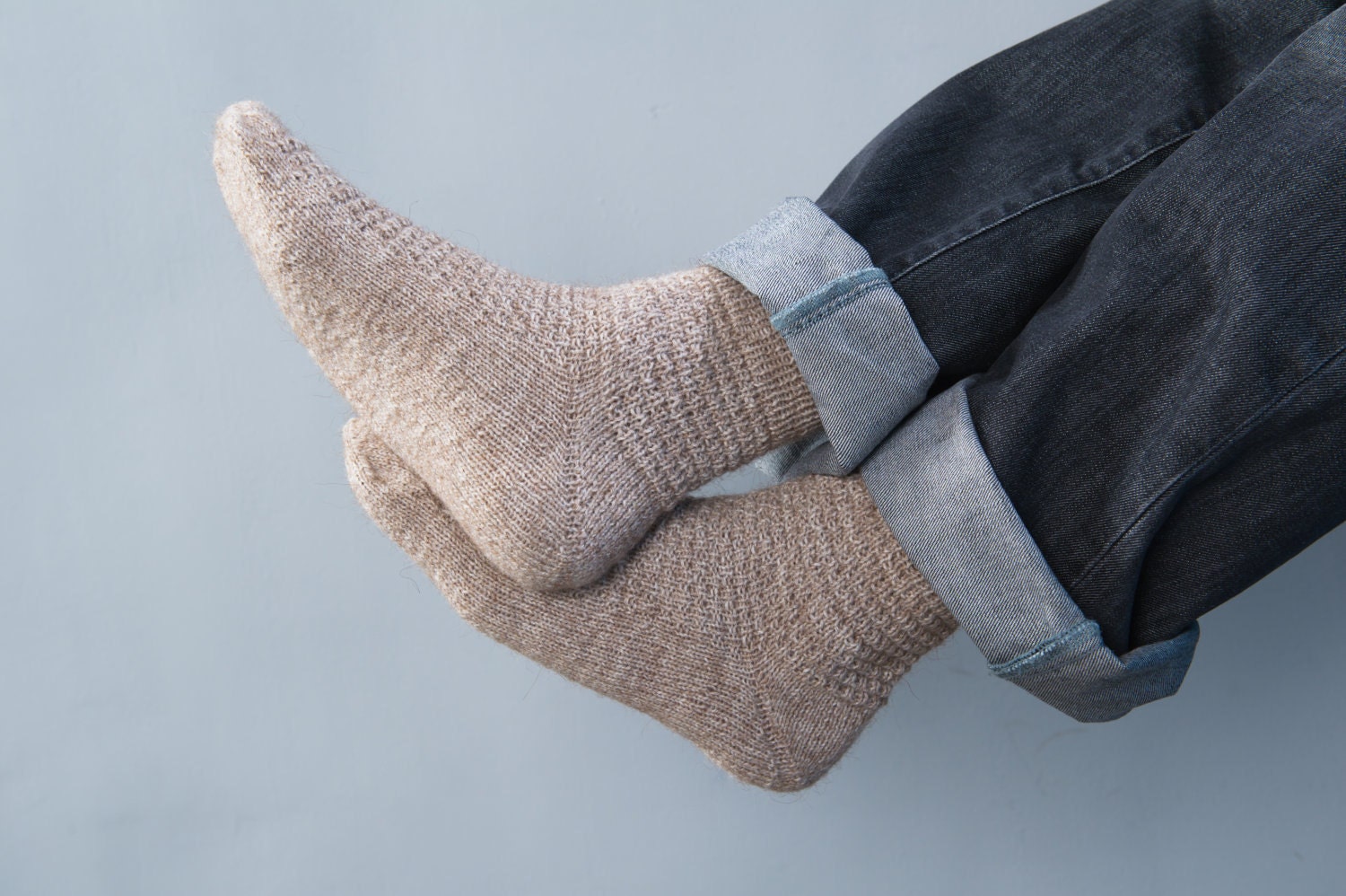 Alpaca socks for men long wool men socks Etsy
