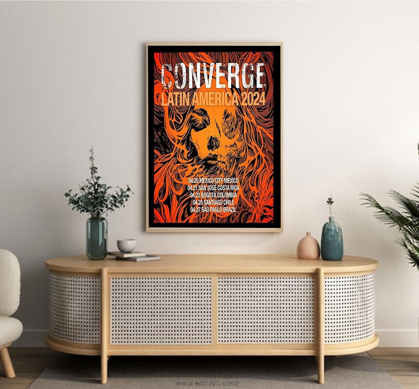 Converge Latin America 2024 Poster, Tour 2024 Poster sold by Brief Aile