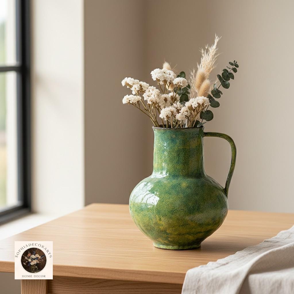 Green Vase - Etsy Singapore