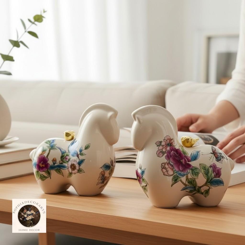 馬の陶器の置物 - Etsy 日本