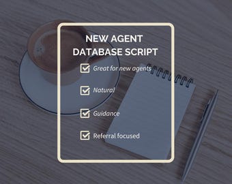 New Agent Database Script