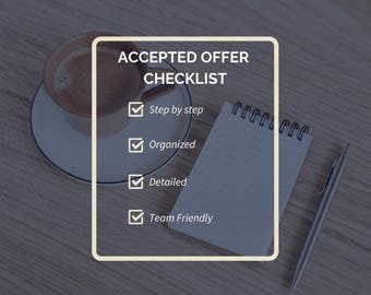 Agent Accepted Offer Checklist