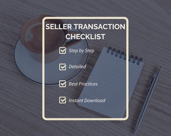 Seller Transaction Checklist