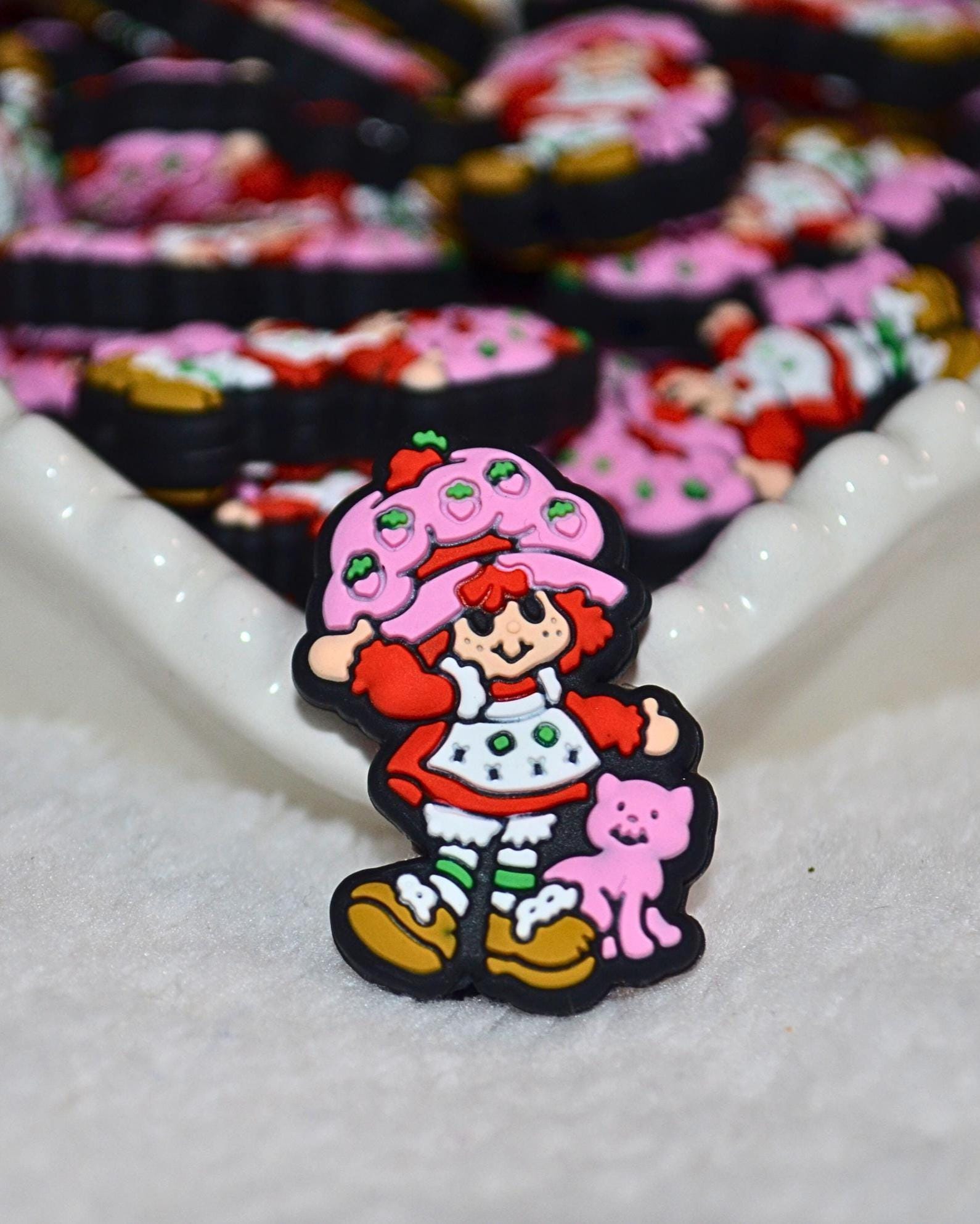 Strawberry Shortcake Focal Bead - Etsy