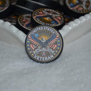 United States Veteran Focal Beads
