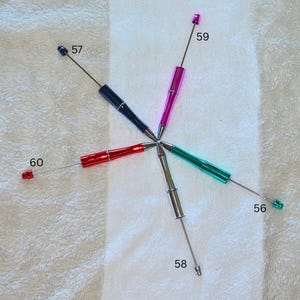 Metallic Beadable Pens • Choose Pen by Number • DIY Beaded Pen Blanks • Assorted Colors