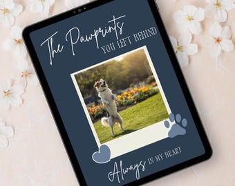 Loss of Dog Grief Journal | Memorious Pet Memorial Journal | Dog Memory Keepsake | Sympathy Gift for Dog Loss