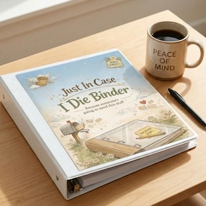 Just in Case I Die Binder PDF | Estate Planning | Final Affairs Organizer | End of Life Planner | Executor Binder | Important Information