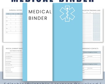 End of Life Medical Wishes Planner | Advance Healthcare Directive Organizer | Final Medical Wishes Printable