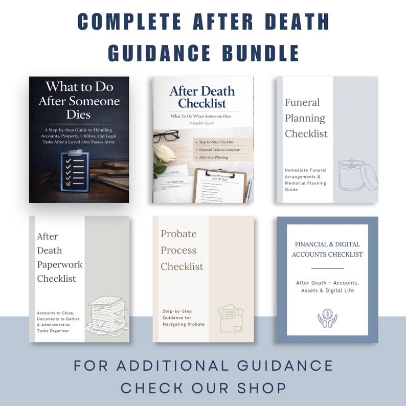 Aarp Death Checklist.pdf What Not to Do After Death Checklist | After Death Checklist | When ...