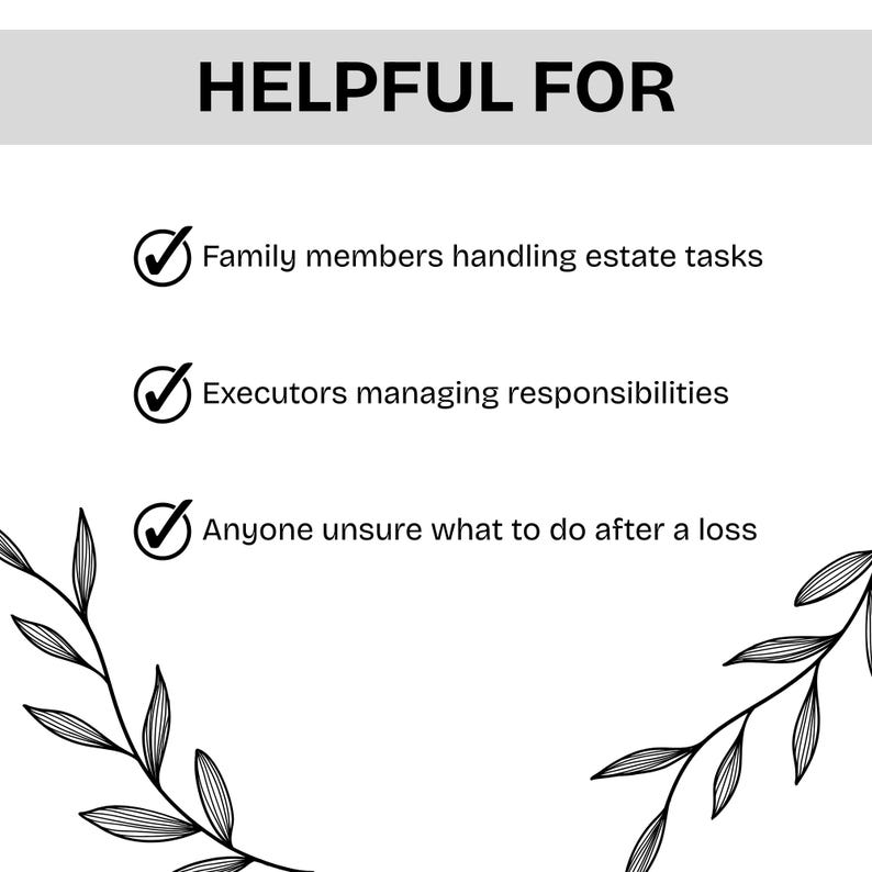 Aarp Death Checklist.pdf After Death Checklist Printable | What to Do When Someone Dies | Estate ...