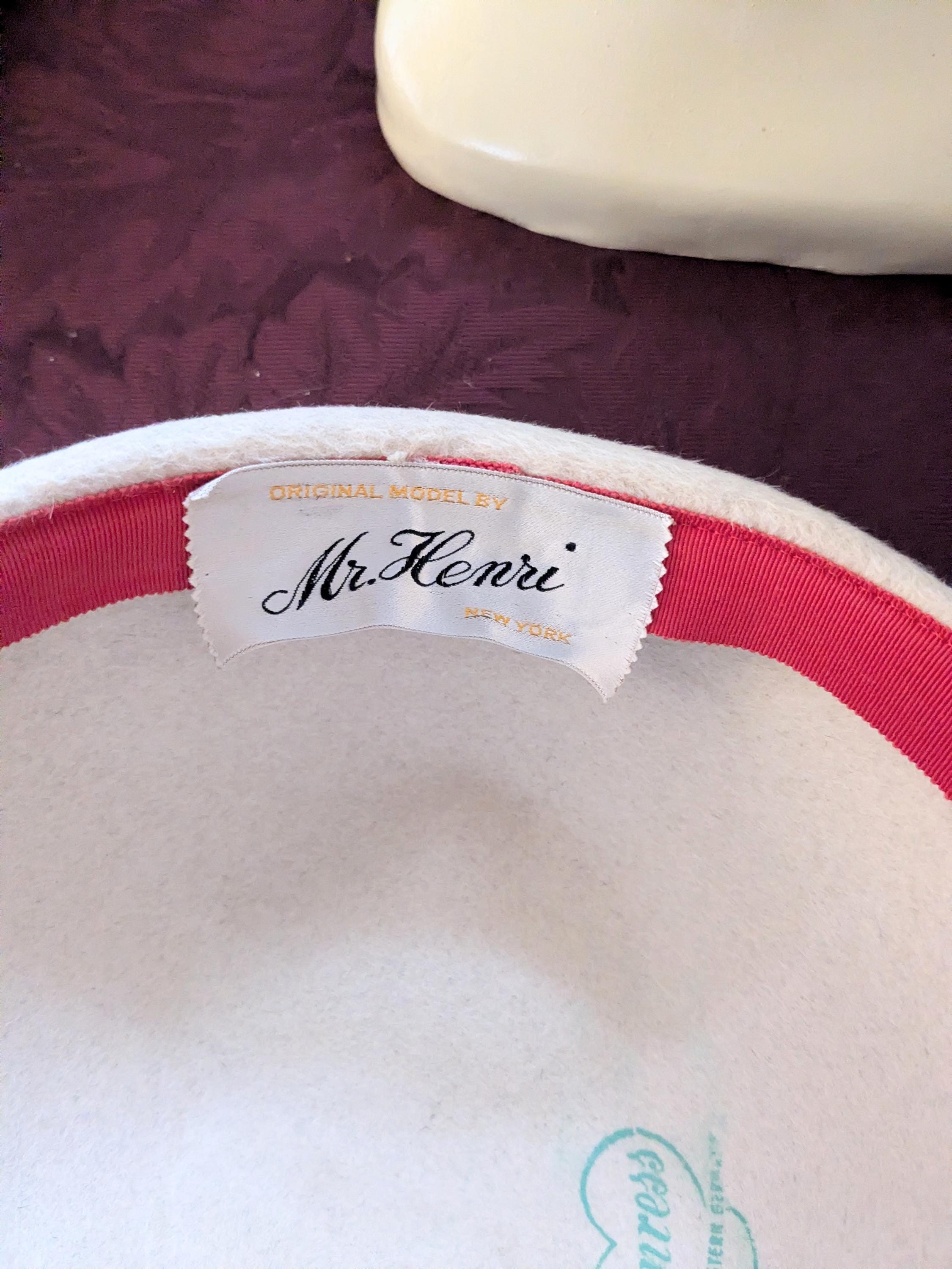 Original Model Mr. Henri New York Mink Fox (?) Hat Mink Pillbox Hat - Daniel main image 4