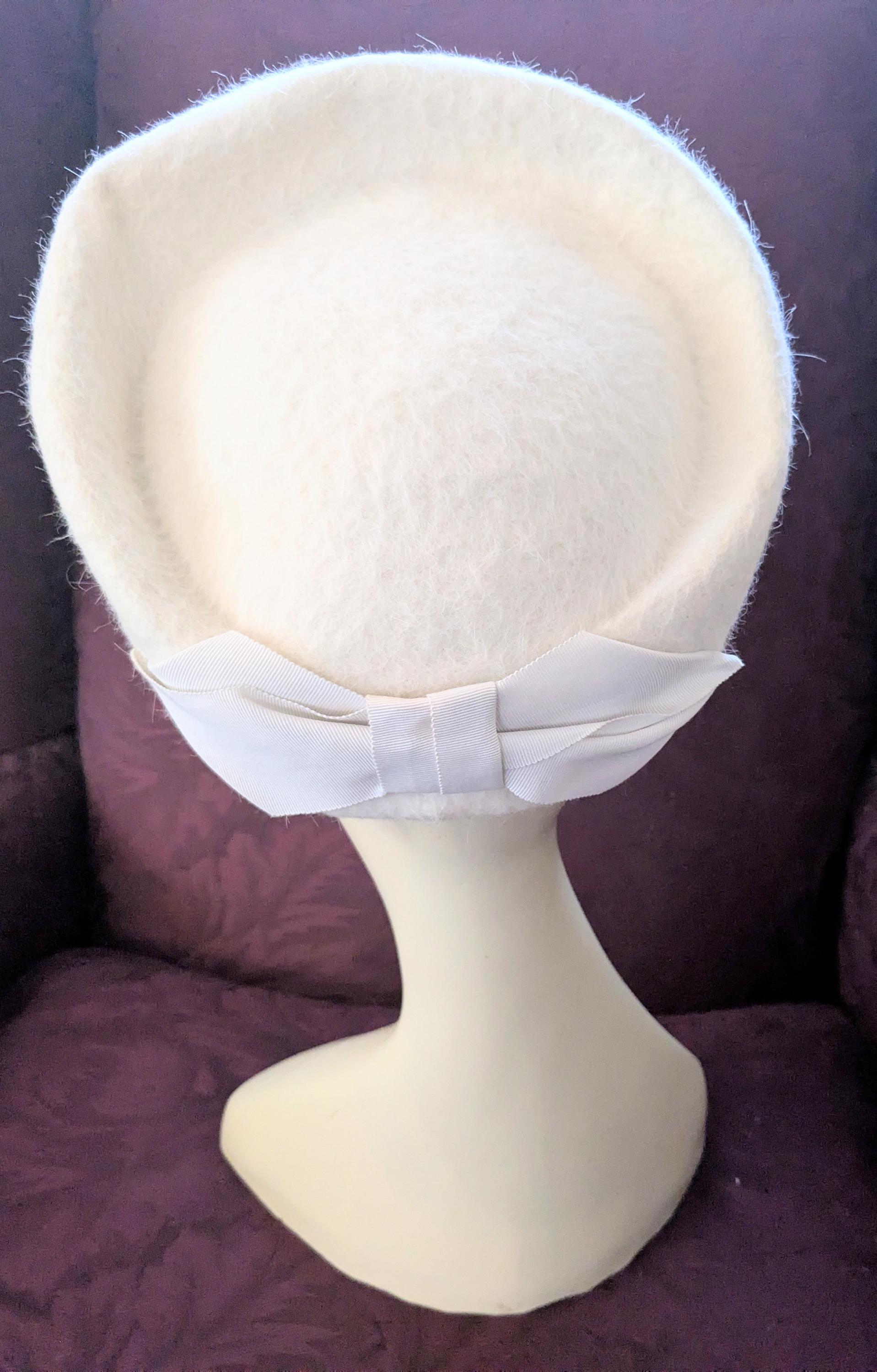 Really Cute Faux Fur Church Dress Hat Union Made Union Made Fur Hat - Etsy main image 2