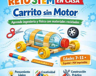 STEM Activity Printable for Kids – Science & Engineering PDF (En Español / In Spanish)