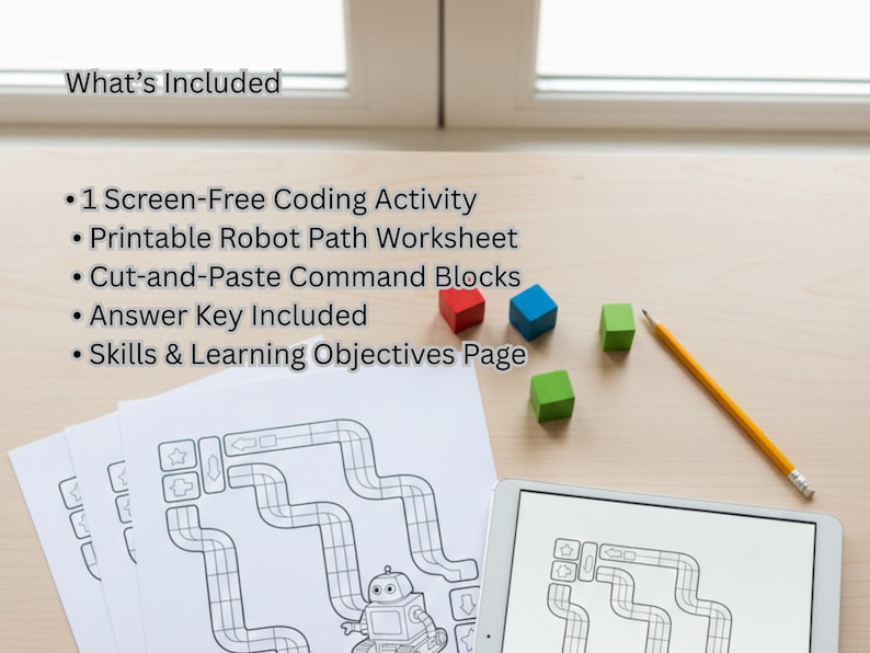 Robot Commands Sequencing – Intermediate | Screen-free Coding Activity ...